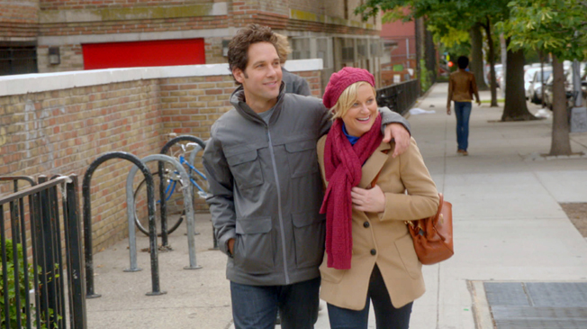 Paul Rudd and Amy Poehler in 'They Came Together'