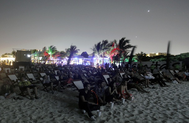In addition to the RMFF's main venues, special gala screenings take place right on the beach.