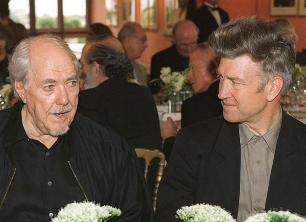 Robert Altman and David Lynch in Cannes in 1997