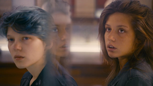 Léa Seydoux and Adèle Exarchopoulos in 'Blue Is the Warmest Color'
