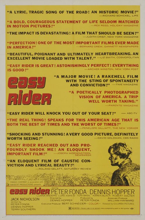 EASY RIDER CRITIC POSTER