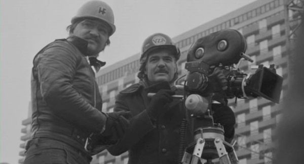Fassbinder and Michael Ballhaus at work on 'I Only Want You to Love Me' (1976)