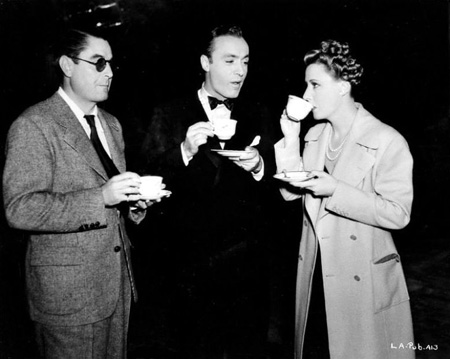Leo McCarey, Charles Boyer, and Irene Dunne