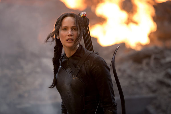 Jennifer Lawrence in 'The Hunger Games: Mockingjay — Part 1'