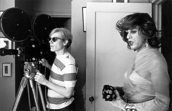Andy Warhol and Mario Montez