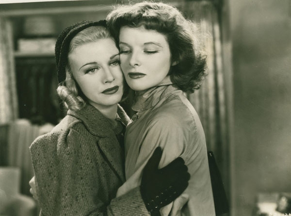 Ginger Rogers and Katharine Hepburn in 'Stage Door'