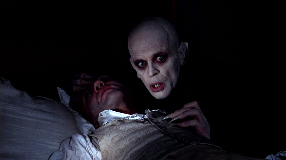 Klaus Kinski vamps it up in Werner Herzog's Nosferatu (1979), now streaming on Fandor