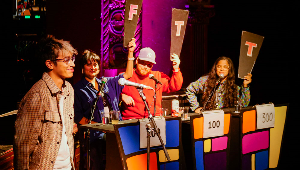 True/False 2023 attendees playing the "Gimme Truth!" game show, photo courtesy of Steve Dollar
